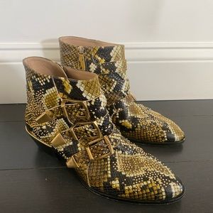 Chloe Susanna Python Ankle Boot
